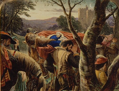 The Dowie Dens o' Yarrow, 1860, Joseph Noel Paton
