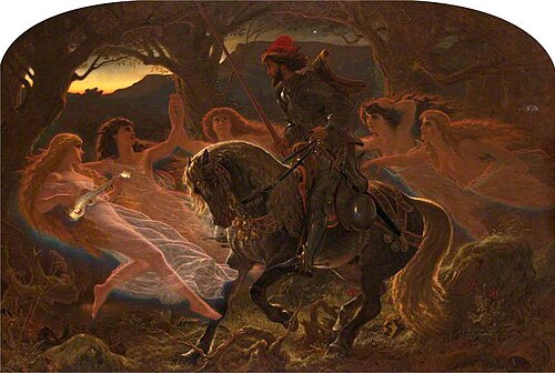 Oskold and the Elle Maids, 1873, Joseph Noel Paton