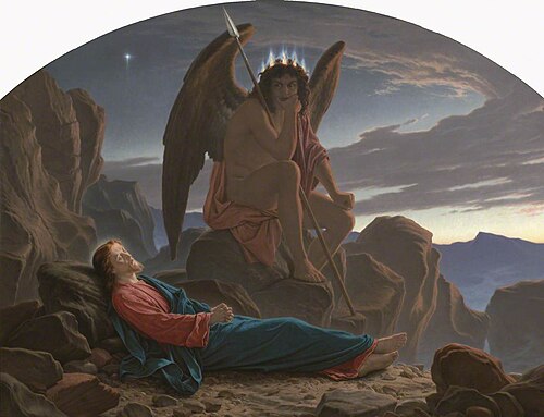 Satan Watching the Sleep of Christ, 1874, Joseph Noel Paton