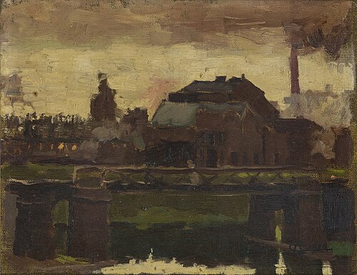 De fabriek, 1910, Guillaume Eberhard