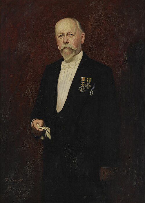 Portret van Joseph Laurent Hubert Polis, kopie naar Henri Goovaerts, 1912, Guillaume Eberhard