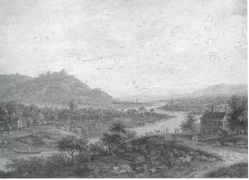 Landscape with the River Main, 1777, Jakob Bürgi