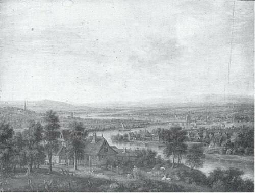 Landscape with the River Main, 1777, Jakob Bürgi