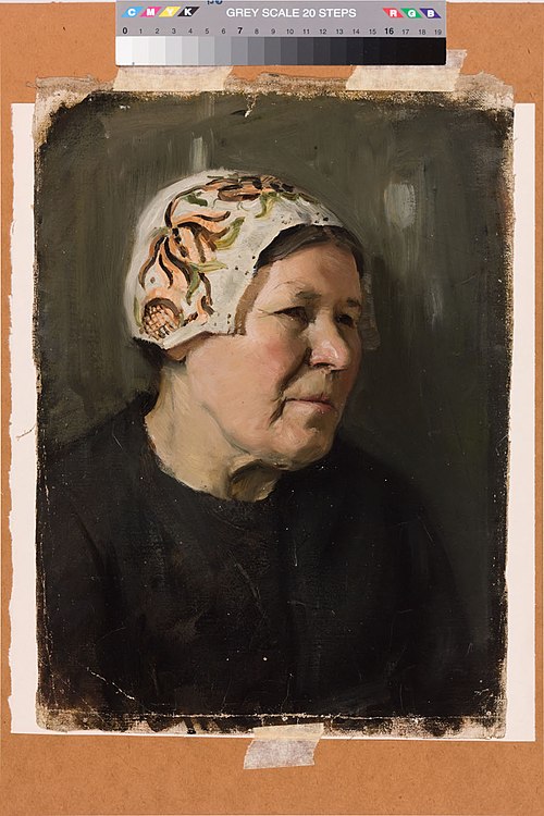 Ema kirjatud tanuga, 1903, Paul Raud