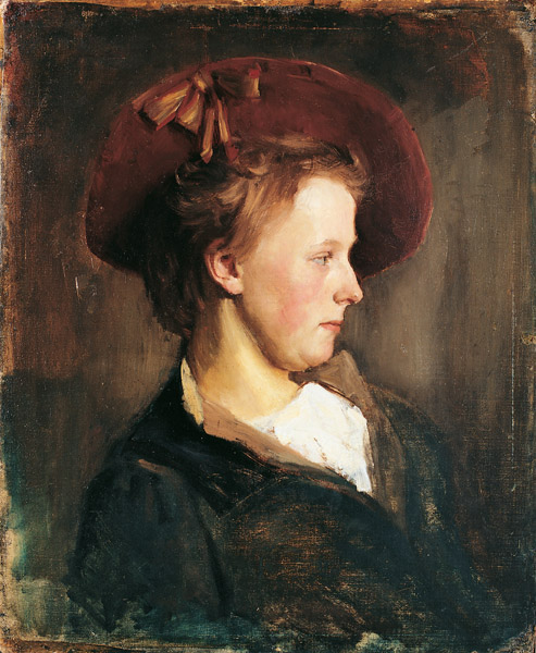 Daam punases kübaras, 1893, Paul Raud