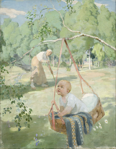 Ema viis hälli heinamaale, 1912, Paul Raud