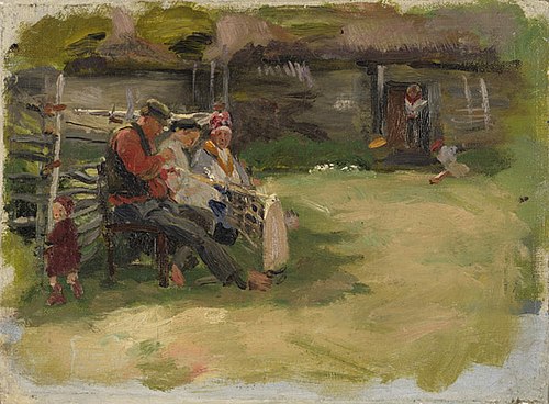 Talu õu, 1896, Paul Raud