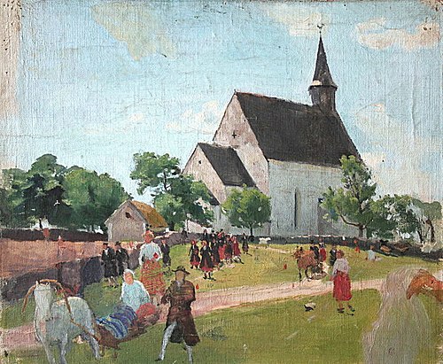 Muhu Church, 1898, Paul Raud
