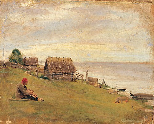 Eesti rand (Motiiv Põhjarannikult), 1896, Paul Raud