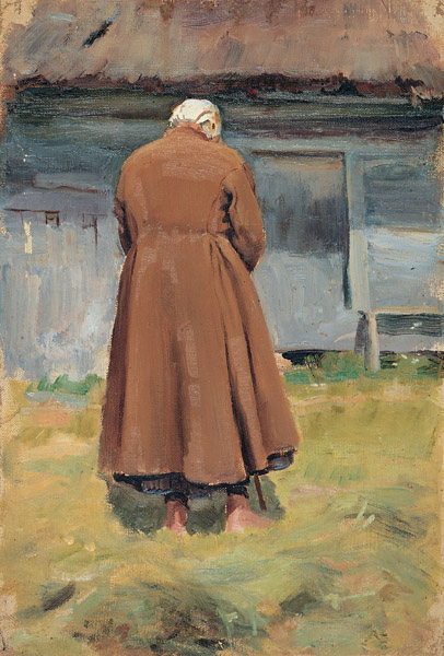Seisev vana naine, 1896, Paul Raud