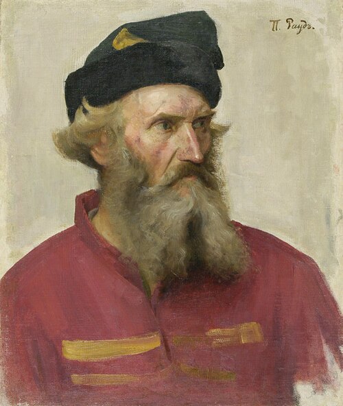 Mees streletsi riietuses, 1911, Paul Raud