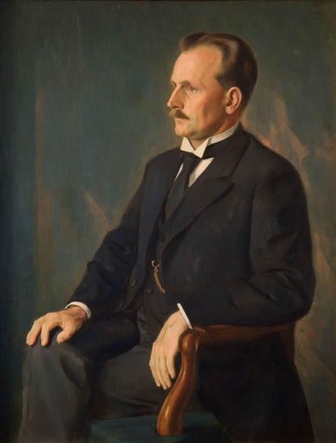 Professor Peeter Põllu portree, 1925, Paul Raud