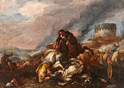 Battle between Knights and Turks, , Jacques Courtois