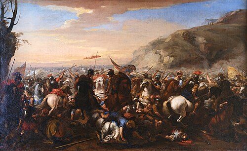 Moses' Battle, 1650, Jacques Courtois