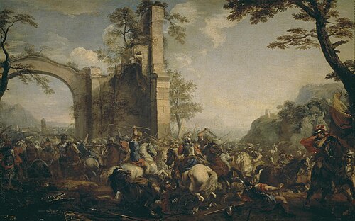 Bataille entre Chrétiens et Musulmans, 1601, Jacques Courtois