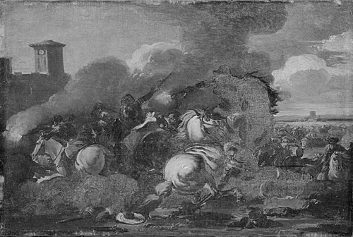 Battle Scene, 1705, Jacques Courtois