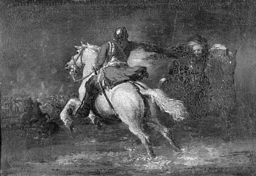 Horseman Firing a Pistol at another Horseman, 1705, Jacques Courtois