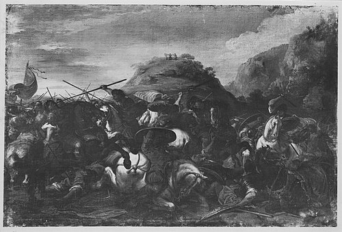 Moses Sieg über die Amalekiter, , Jacques Courtois