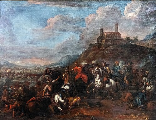 Combat de chrétiens et de turcs, 1700, Joseph Parrocel