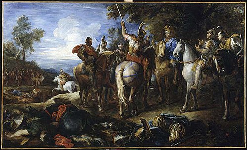 Conseil de guerre à cheval, 1650, Joseph Parrocel