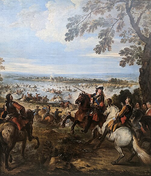 Passage du Rhin par l'armée de Louis XIV, 1699, Joseph Parrocel