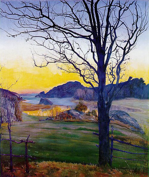 Autumn Landscape, 1910, Harald Sohlberg
