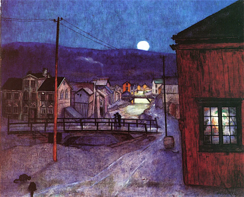 Elegy, 1903, Harald Sohlberg