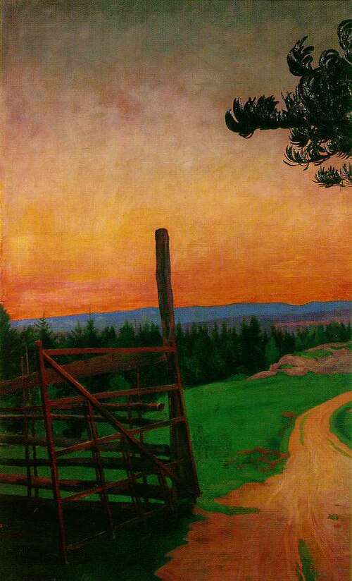 Country Road, 1912, Harald Sohlberg