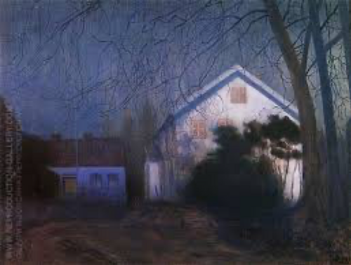 Måneskinnsstemning, 1909, Harald Sohlberg