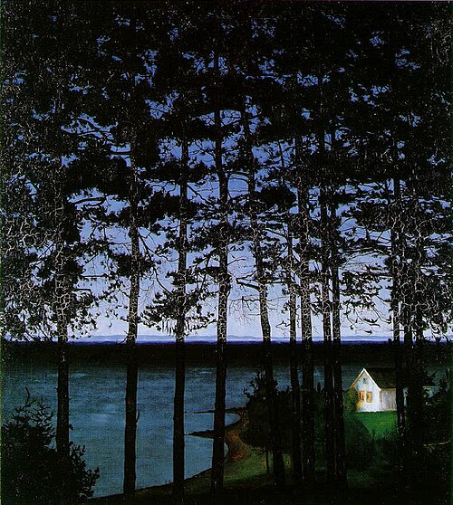 Fisherman's Cottage, 1906, Harald Sohlberg