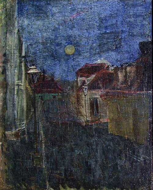 View from Karl XII's Street, 1894, Harald Sohlberg