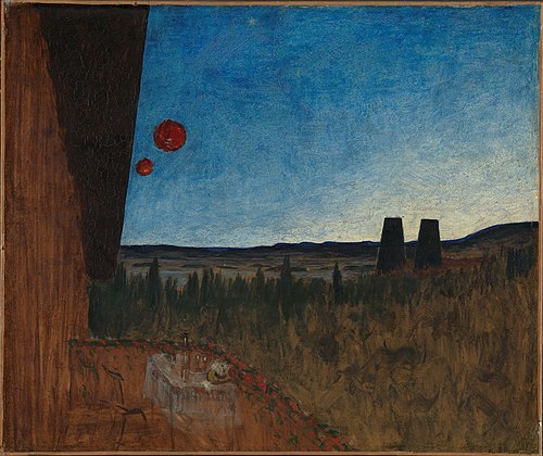 Sketch for Summer Night 1899, 1899, Harald Sohlberg