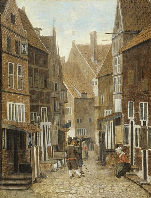 Vue d'une ville, 1658, Jacobus Vrel
