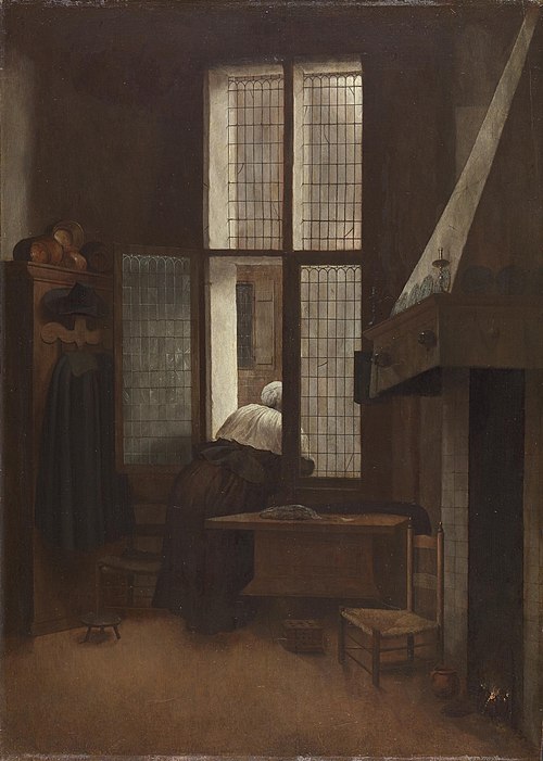 Femme à la fenêtre., 1654, Jacobus Vrel