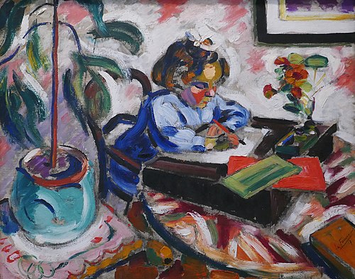 Little Schoolgirl, 1907, Henri Le Fauconnier