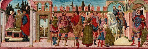 The Tale of Susanna (Susanna and the Elders and Trial of Susanna), 1460, Marco Zoppo