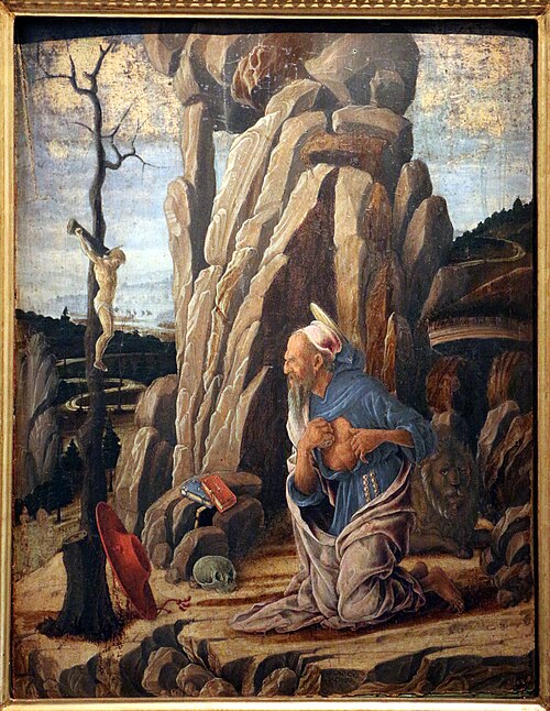 The Penitent St Jerome, 1465, Marco Zoppo