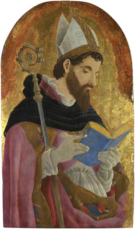 A Bishop Saint, perhaps Saint Augustine, 1468, Marco Zoppo
