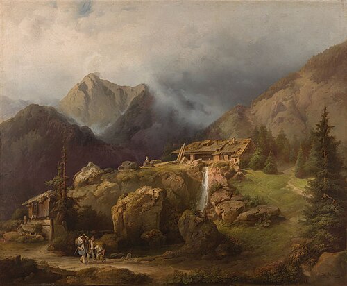 Large Mountain Scenery, , Josef Navrátil