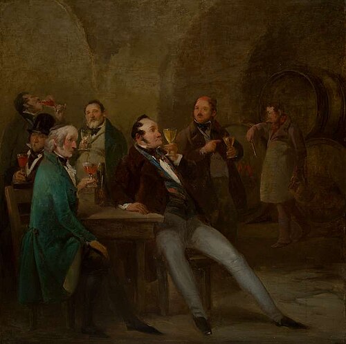 In Chlumecký’s Wine-Cellar, , Josef Navrátil