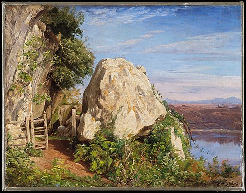 A Sheep Cote on Lake Albano, 1859, Worthington Whittredge