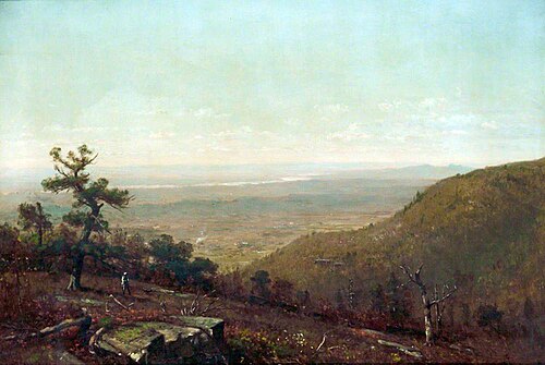 A Scene in the Adirondacks, USA, , Worthington Whittredge