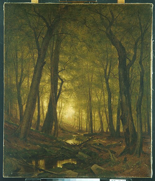 Evening in the Woods, 1876, Worthington Whittredge