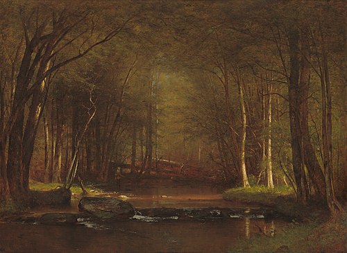 Trout Brook in the Catskills, 1875, Worthington Whittredge
