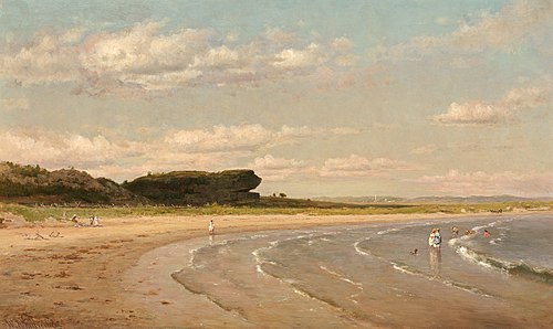 Second Beach, Newport, 1879, Worthington Whittredge