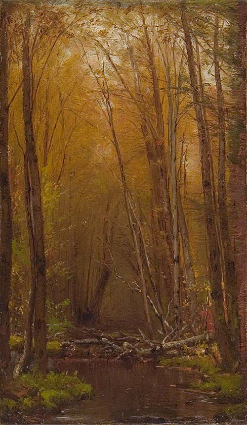 The Birches of the Catskills, 1875, Worthington Whittredge