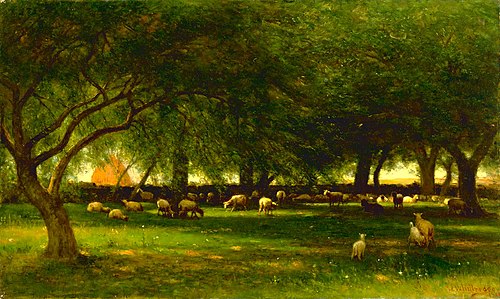 Noon in the Orchard, 1900, Worthington Whittredge