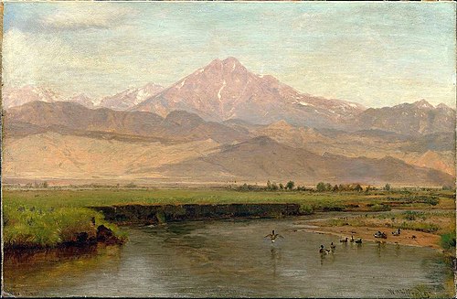 Long's Peak, Colorado, 1870, Worthington Whittredge