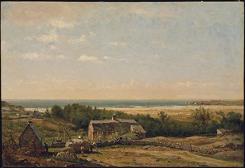 Old Homestead by the Sea, 1883, Worthington Whittredge