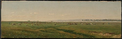 On the Platte River, 1866, Worthington Whittredge